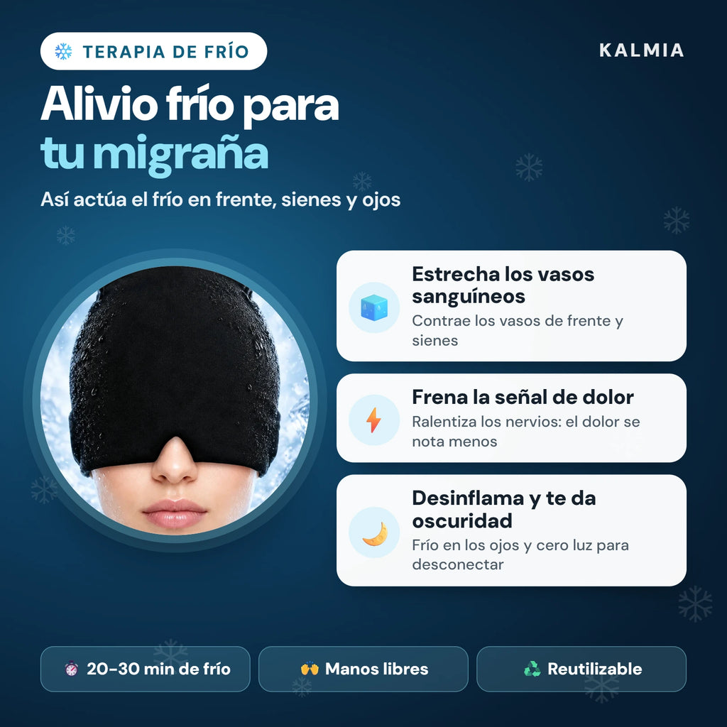 Terapia de frío: cómo ayuda a aliviar la migraña